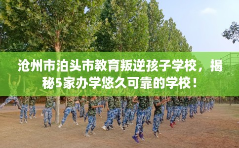 沧州市泊头市教育叛逆孩子学校，揭秘5家办学悠久可靠的学校！