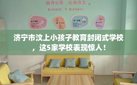 济宁市汶上小孩子教育封闭式学校，这5家学校表现惊人！