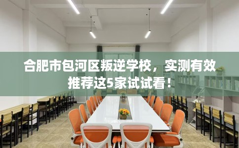 合肥市包河区叛逆学校，实测有效推荐这5家试试看！