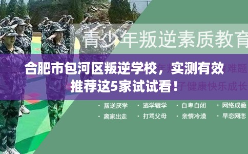 合肥市包河区叛逆学校，实测有效推荐这5家试试看！