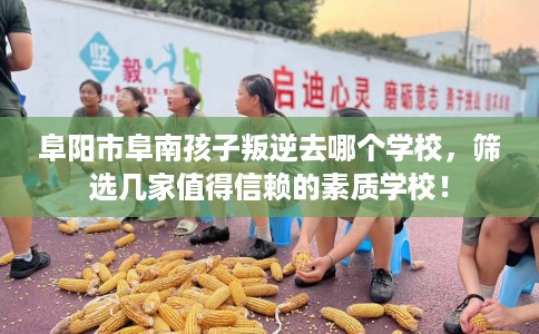阜阳市阜南孩子叛逆去哪个学校，筛选几家值得信赖的素质学校！