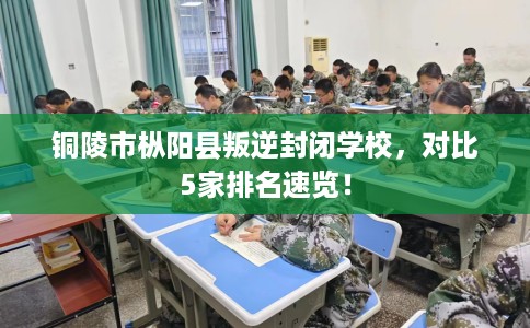 铜陵市枞阳县叛逆封闭学校，对比5家排名速览！