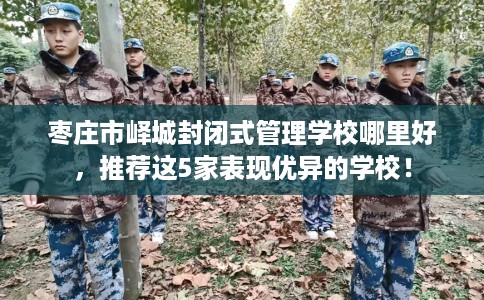 枣庄市峄城封闭式管理学校哪里好，推荐这5家表现优异的学校！