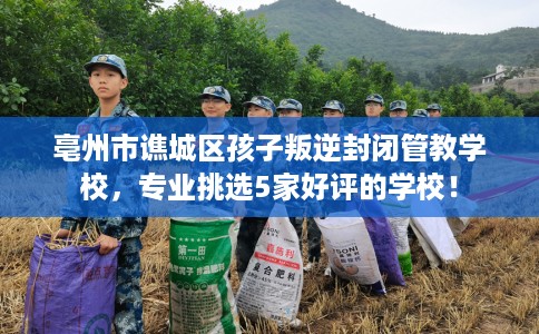 亳州市谯城区孩子叛逆封闭管教学校，专业挑选5家好评的学校！