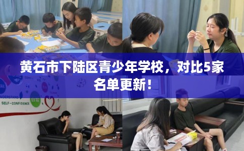 黄石市下陆区青少年学校，对比5家名单更新！