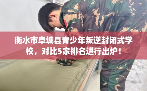 衡水市阜城县青少年叛逆封闭式学校,对比5家排名进行出炉! 衡水市阜城县青少年叛逆封闭式学校,对比5家排名进行出炉!