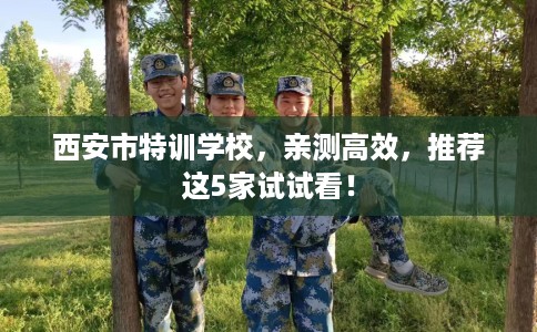西安市特训学校，亲测高效，推荐这5家试试看！