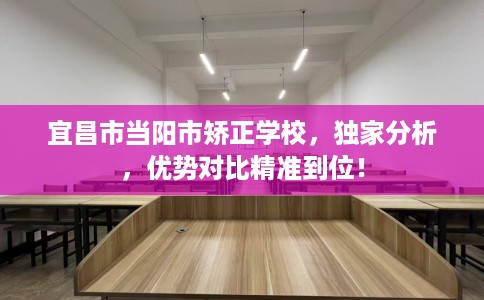 宜昌市当阳市矫正学校，独家分析，优势对比精准到位！
