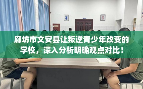 廊坊市文安县让叛逆青少年改变的学校，深入分析明确观点对比！