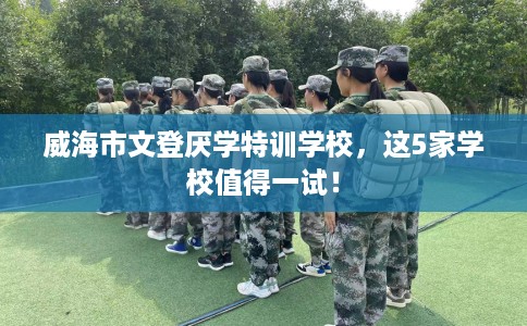 威海市文登厌学特训学校，这5家学校值得一试！