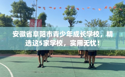 安徽省阜阳市青少年成长学校，精选这5家学校，实用无忧！