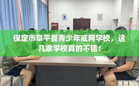 保定市阜平县青少年戒网学校,这几家学校真的不错! 保定市阜平县青少年戒网学校,这几家学校真的不错!