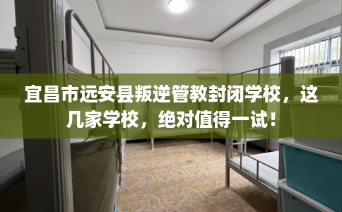 宜昌市远安县叛逆管教封闭学校,这几家学校,绝对值得一试! 宜昌市远安县叛逆管教封闭学校,这几家学校,绝对值得一试!