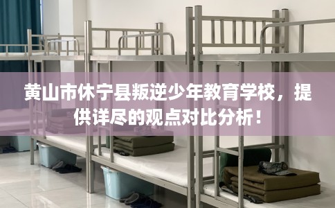 黄山市休宁县叛逆少年教育学校，提供详尽的观点对比分析！