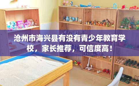 沧州市海兴县有没有青少年教育学校，家长推荐，可信度高！