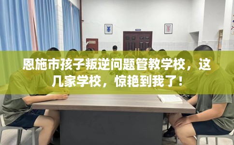 恩施市孩子叛逆问题管教学校,这几家学校,惊艳到我了! 恩施市孩子叛逆问题管教学校,这几家学校,惊艳到我了!