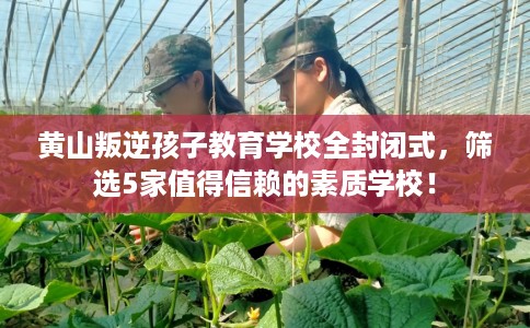 黄山叛逆孩子教育学校全封闭式,筛选5家值得信赖的素质学校! 黄山叛逆孩子教育学校全封闭式,筛选5家值得信赖的素质学校!
