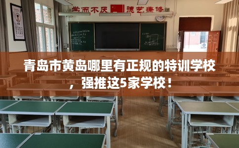 青岛市黄岛哪里有正规的特训学校,强推这5家学校! 青岛市黄岛哪里有正规的特训学校,强推这5家学校!