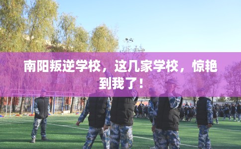 南阳叛逆学校,这几家学校,惊艳到我了! 南阳叛逆学校,这几家学校,惊艳到我了!