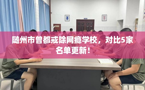 随州市曾都戒除网瘾学校,对比5家名单更新! 随州市曾都戒除网瘾学校,对比5家名单更新!