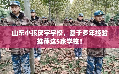 山东小孩厌学学校，基于多年经验推荐这5家学校！