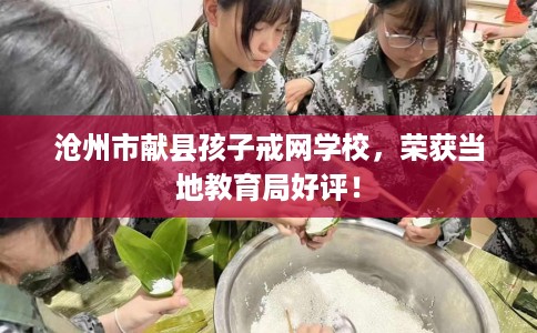 沧州市献县孩子戒网学校,荣获当地教育局好评! 沧州市献县孩子戒网学校,荣获当地教育局好评!