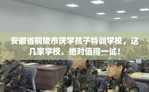 安徽省铜陵市厌学孩子特训学校,这几家学校,绝对值得一试! 安徽省铜陵市厌学孩子特训学校,这几家学校,绝对值得一试!