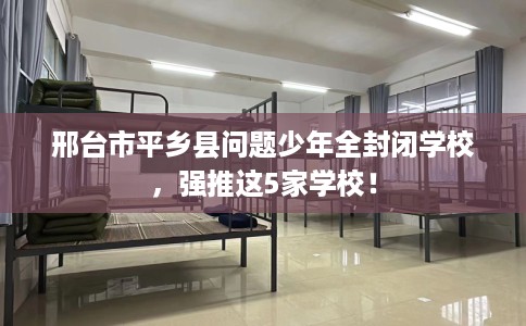 邢台市平乡县问题少年全封闭学校,强推这5家学校! 邢台市平乡县问题少年全封闭学校,强推这5家学校!