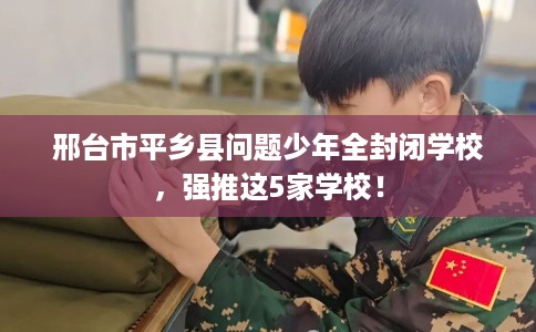 邢台市平乡县问题少年全封闭学校,强推这5家学校! 邢台市平乡县问题少年全封闭学校,强推这5家学校!