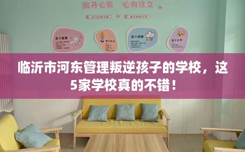 临沂市河东管理叛逆孩子的学校，这5家学校真的不错！