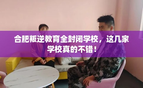 合肥叛逆教育全封闭学校,这几家学校真的不错! 合肥叛逆教育全封闭学校,这几家学校真的不错!