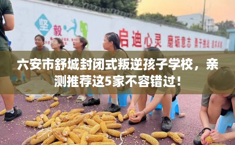 六安市舒城封闭式叛逆孩子学校，亲测推荐这5家不容错过！