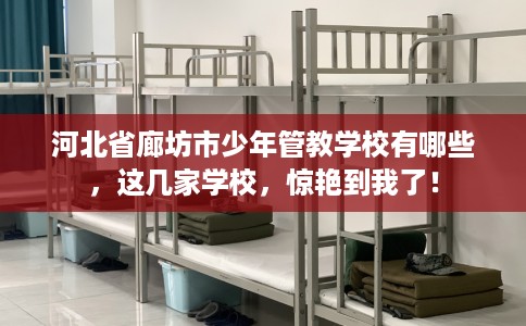 河北省廊坊市少年管教学校有哪些,这几家学校,惊艳到我了! 河北省廊坊市少年管教学校有哪些,这几家学校,惊艳到我了!