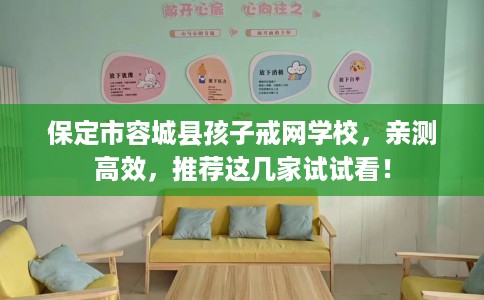 保定市容城县孩子戒网学校,亲测高效,推荐这几家试试看! 保定市容城县孩子戒网学校,亲测高效,推荐这几家试试看!