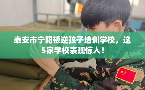 泰安市宁阳叛逆孩子培训学校,这5家学校表现惊人! 泰安市宁阳叛逆孩子培训学校,这5家学校表现惊人!