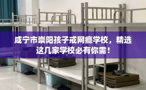咸宁市崇阳孩子戒网瘾学校,精选这几家学校必有你需! 咸宁市崇阳孩子戒网瘾学校,精选这几家学校必有你需!