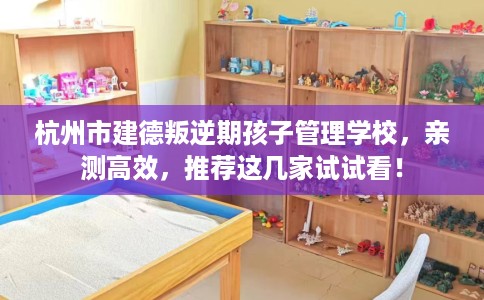杭州市建德叛逆期孩子管理学校，亲测高效，推荐这几家试试看！