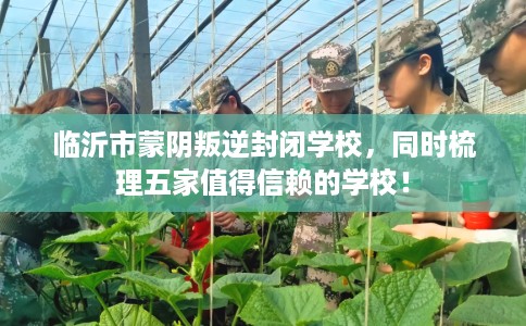 临沂市蒙阴叛逆封闭学校,同时梳理五家值得信赖的学校! 临沂市蒙阴叛逆封闭学校,同时梳理五家值得信赖的学校!