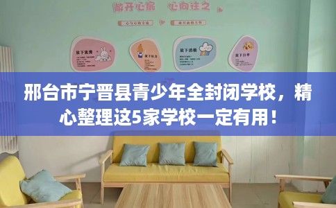 邢台市宁晋县青少年全封闭学校,精心整理这5家学校一定有用! 邢台市宁晋县青少年全封闭学校,精心整理这5家学校一定有用!