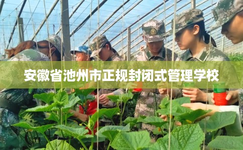 安徽省池州市正规封闭式管理学校 安徽省池州市正规封闭式管理学校