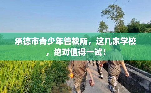 承德市青少年管教所,这几家学校,绝对值得一试! 承德市青少年管教所,这几家学校,绝对值得一试!