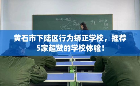 黄石市下陆区行为矫正学校,推荐5家超赞的学校体验! 黄石市下陆区行为矫正学校,推荐5家超赞的学校体验!