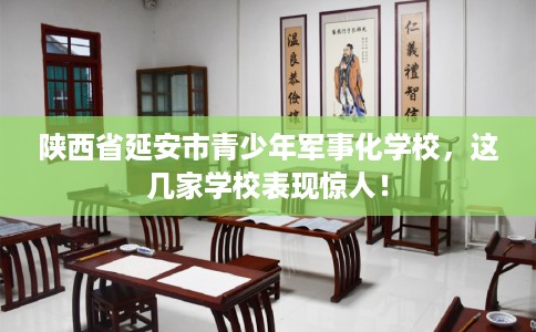 陕西省延安市青少年军事化学校，这几家学校表现惊人！