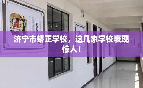 济宁市矫正学校，这几家学校表现惊人！