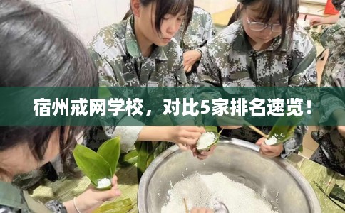 宿州戒网学校，对比5家排名速览！