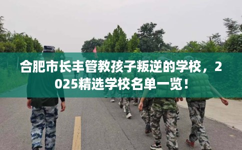 合肥市长丰管教孩子叛逆的学校，2025精选学校名单一览！