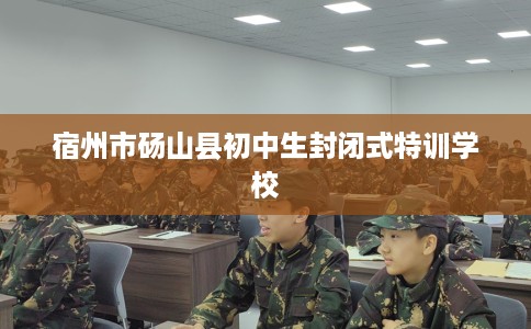 宿州市砀山县初中生封闭式特训学校