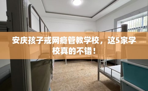 安庆孩子戒网瘾管教学校，这5家学校真的不错！
