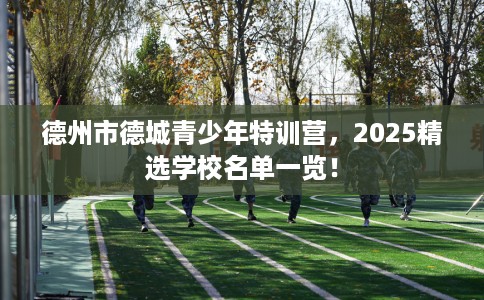 德州市德城青少年特训营,2025精选学校名单一览! 德州市德城青少年特训营,2025精选学校名单一览!
