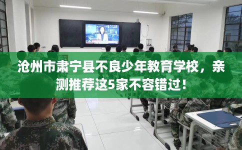 沧州市肃宁县不良少年教育学校，亲测推荐这5家不容错过！